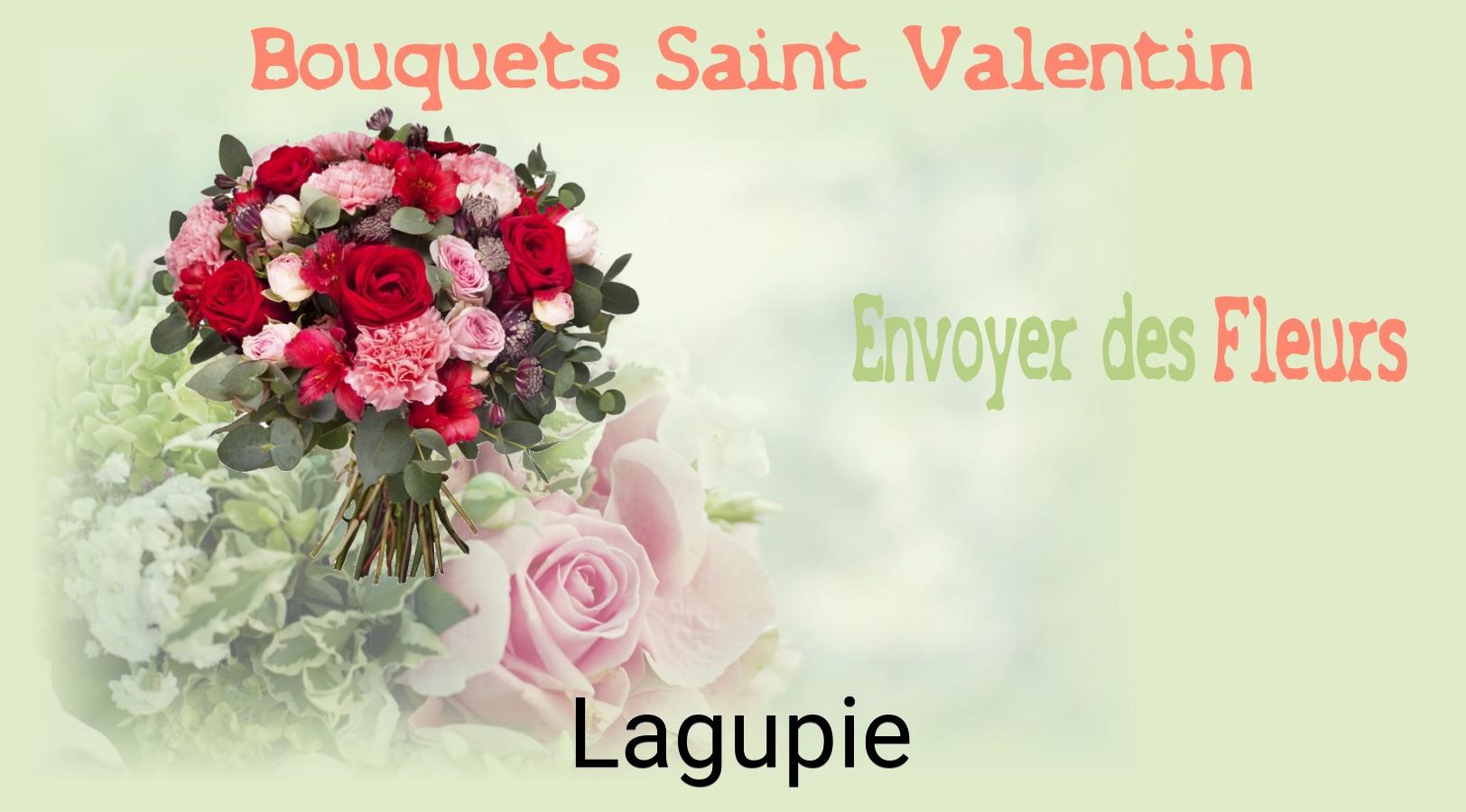 Roses de Saint-Valentin livrées à Lagupie